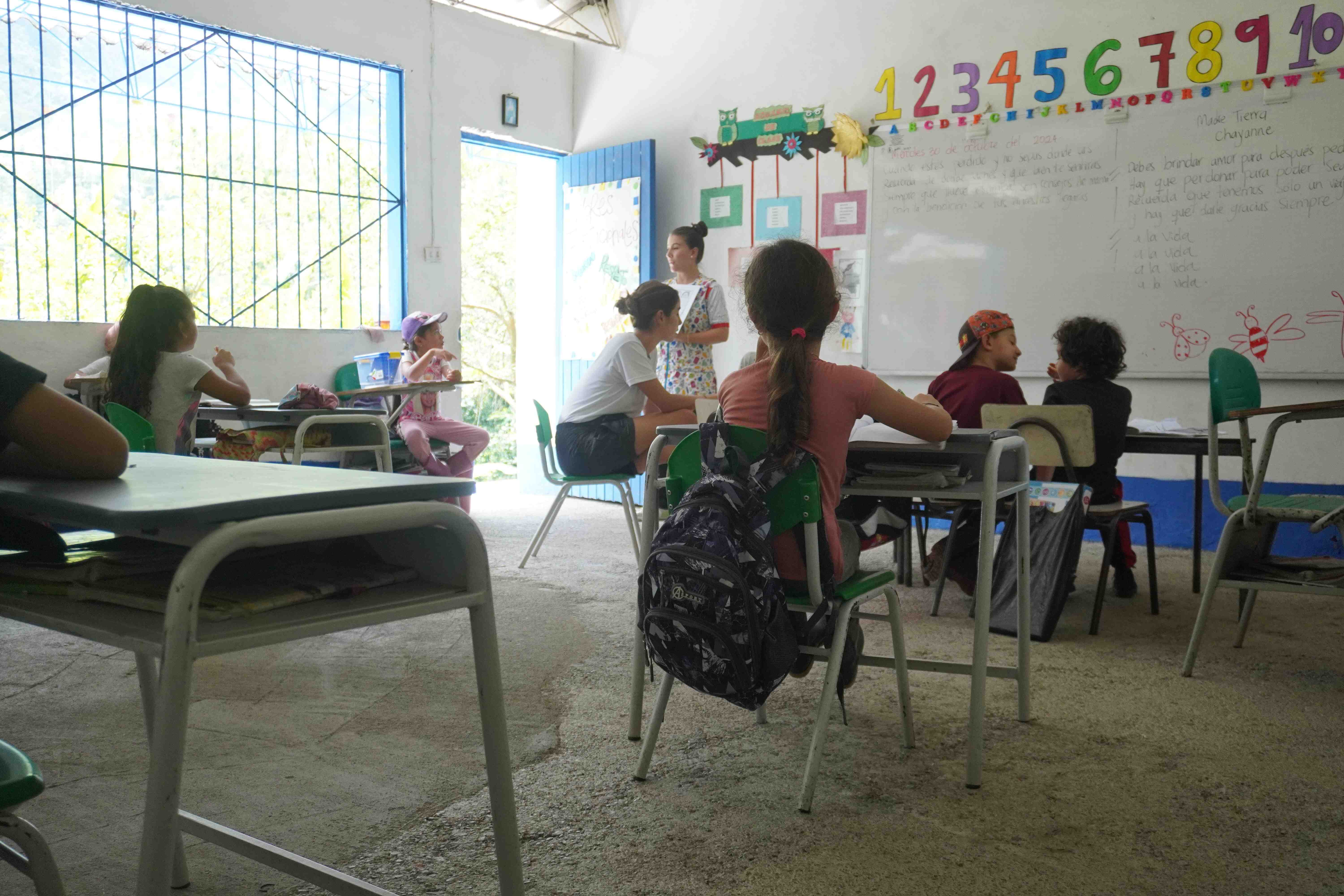Caminando a la escuela rural